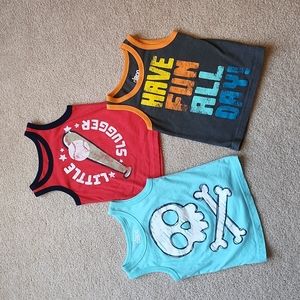 Toddler boy tank tops, set of three, all size 2T, Circo brand